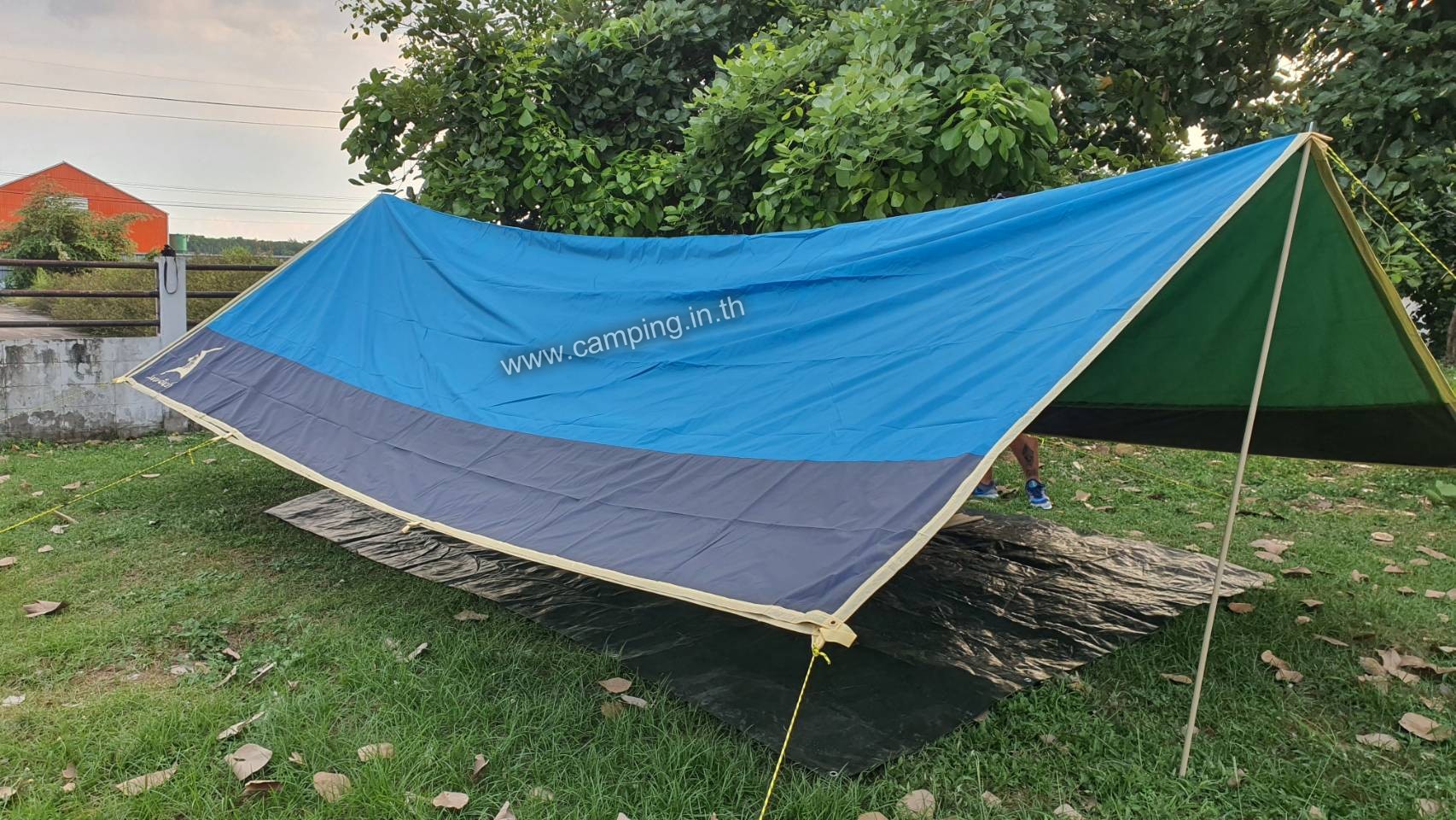 ทาร์ปสนามเดินป่า Tarp II ฟลายชีทครบชุด Flysheet 4x6เมตร 