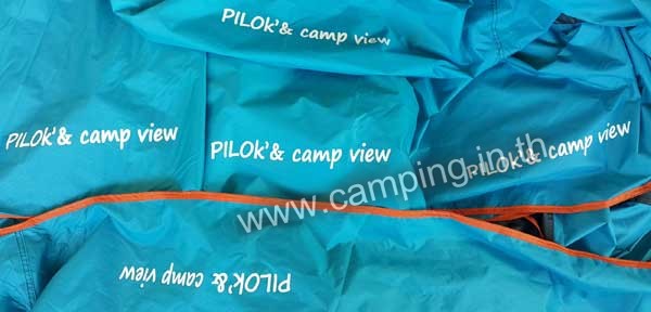 สกรีนโลโก้ เต็นท์ Aurora V ของ Pilok & Camp View