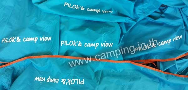 สกรีนโลโก้ เต็นท์ Aurora V ของ Pilok & Camp View