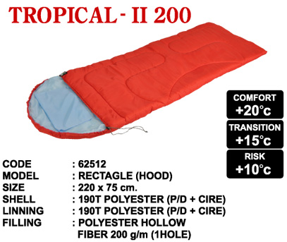 ถุงนอนขนาดยาว Tropical II 200