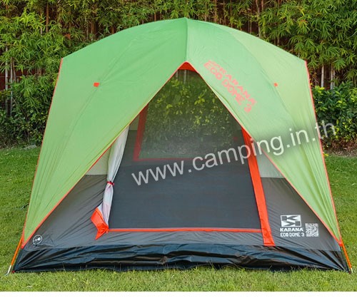 ด้านหน้า เต็นท์นอน Eco Dome 3 Tent สีเขียว