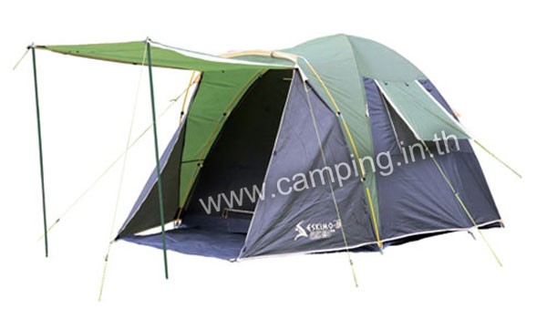 เต็นท์ Eskimo-lll ขนาด 3-4 คนนอน สีเขียว