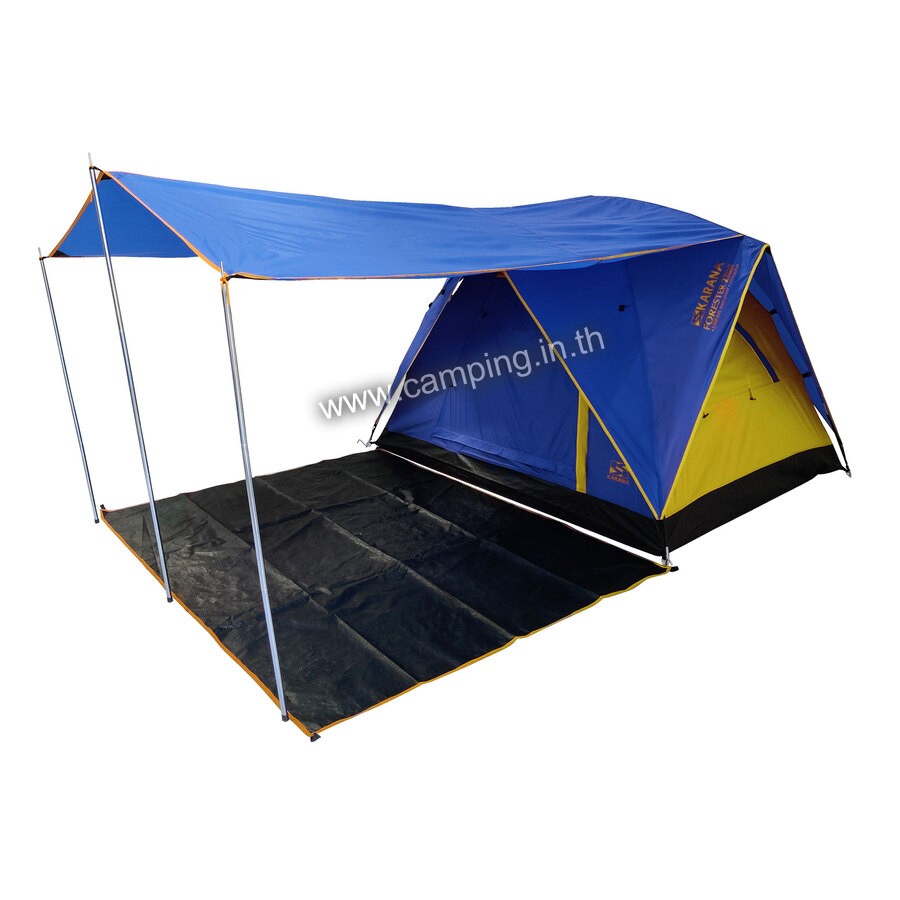 เต็นท์นอนแบบมีระเบียงชายคายื่น  ขนาด 2 คน รุ่น Karana Forester 2 Mark III Canopy Tent