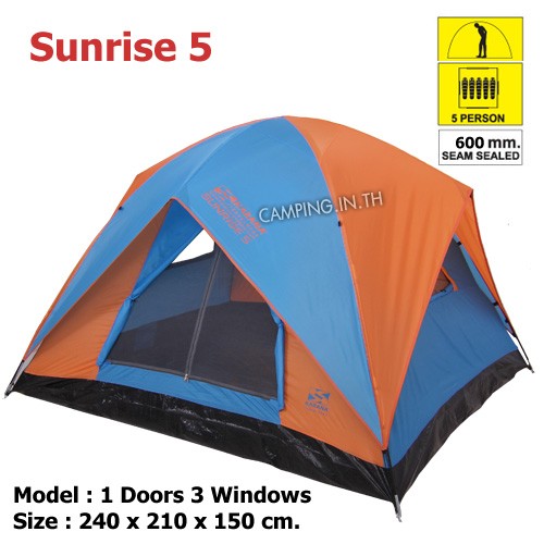 เต็นท์ซันไรส์ 5 Sunrise 5 Tents